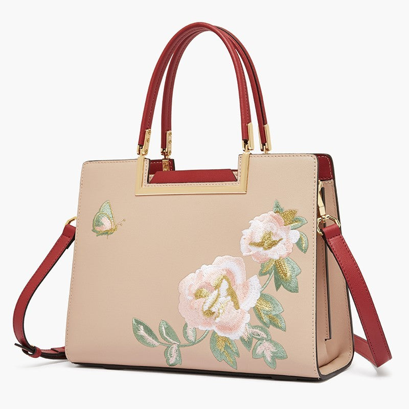 Dames Mode Geborduurde Crossbody Tas – Chique & Elegante Vormgeving