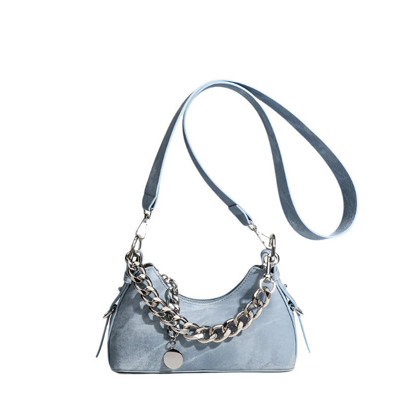 Dames Vrijetijd Chain Crossbody Baguette Tas