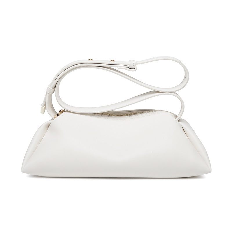 Trendy Enkel-Schouder Crossbody Kussen Tas – Zacht & Chique Ontwerp