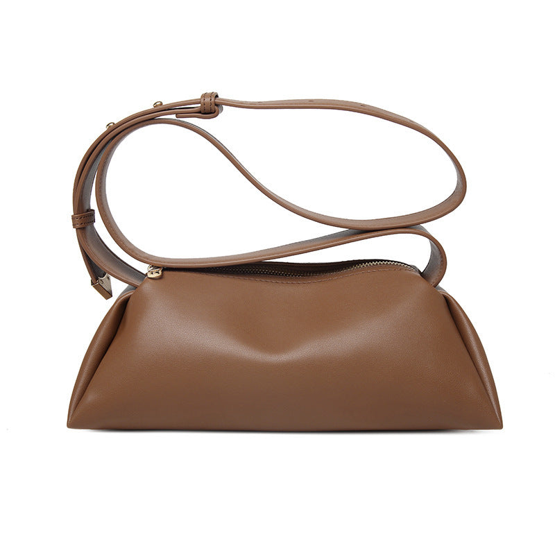 Trendy Enkel-Schouder Crossbody Kussen Tas – Zacht & Chique Ontwerp
