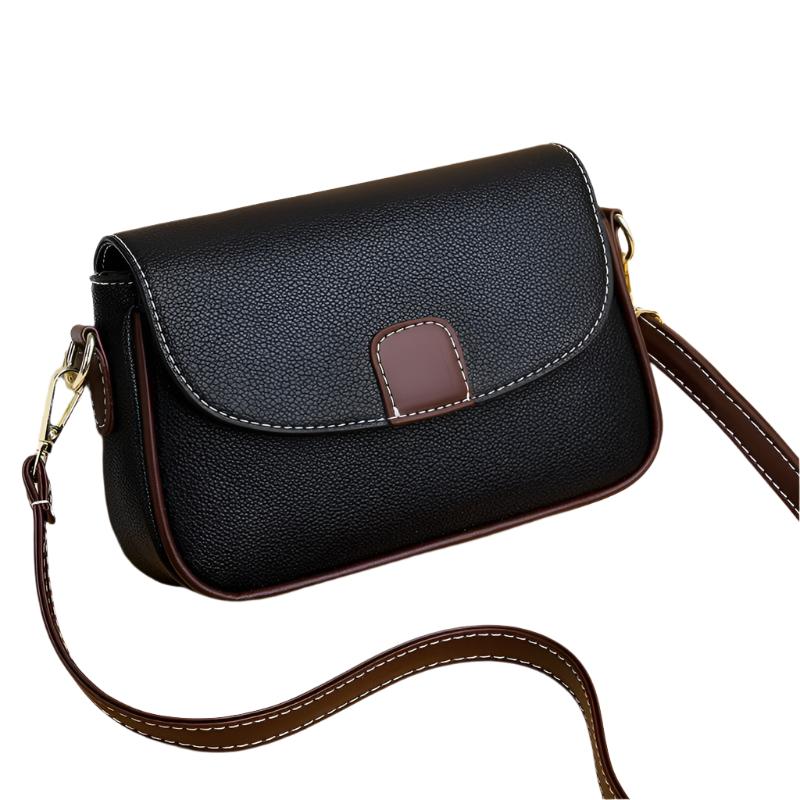 Veelzijdige Dames Schoudertas met Klep – Kleine Vierkante Crossbody Stijl