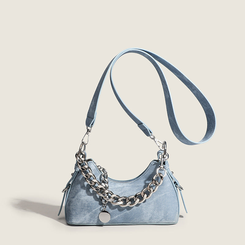 Dames Vrijetijd Chain Crossbody Baguette Tas