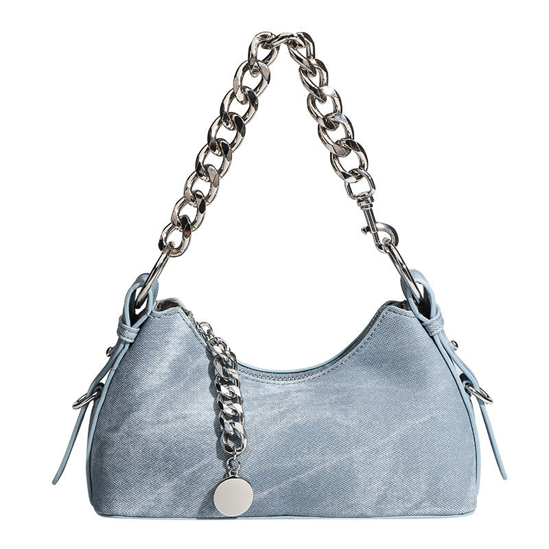 Dames Vrijetijd Chain Crossbody Baguette Tas