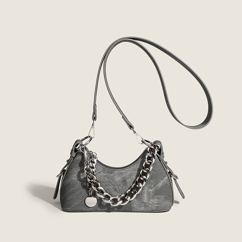 Dames Vrijetijd Chain Crossbody Baguette Tas