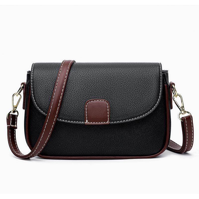Veelzijdige Dames Schoudertas met Klep – Kleine Vierkante Crossbody Stijl