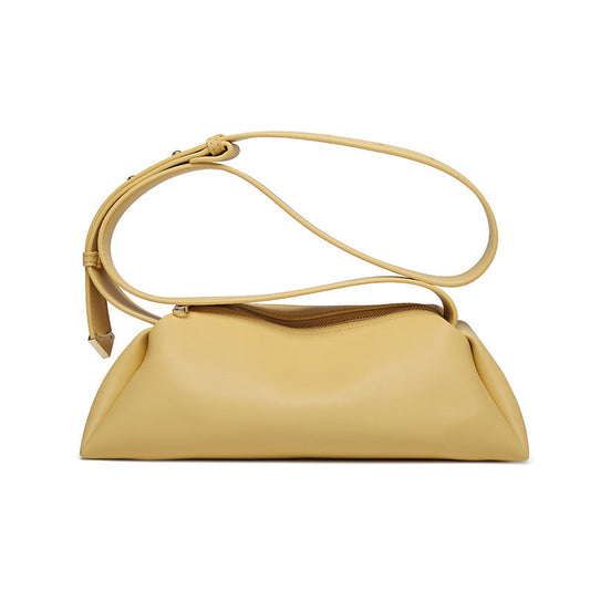 Trendy Enkel-Schouder Crossbody Kussen Tas – Zacht & Chique Ontwerp
