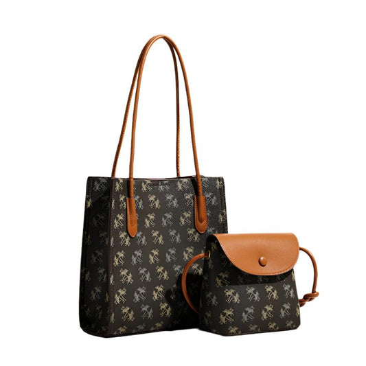 Niche Print Crossbody Tas voor Dames